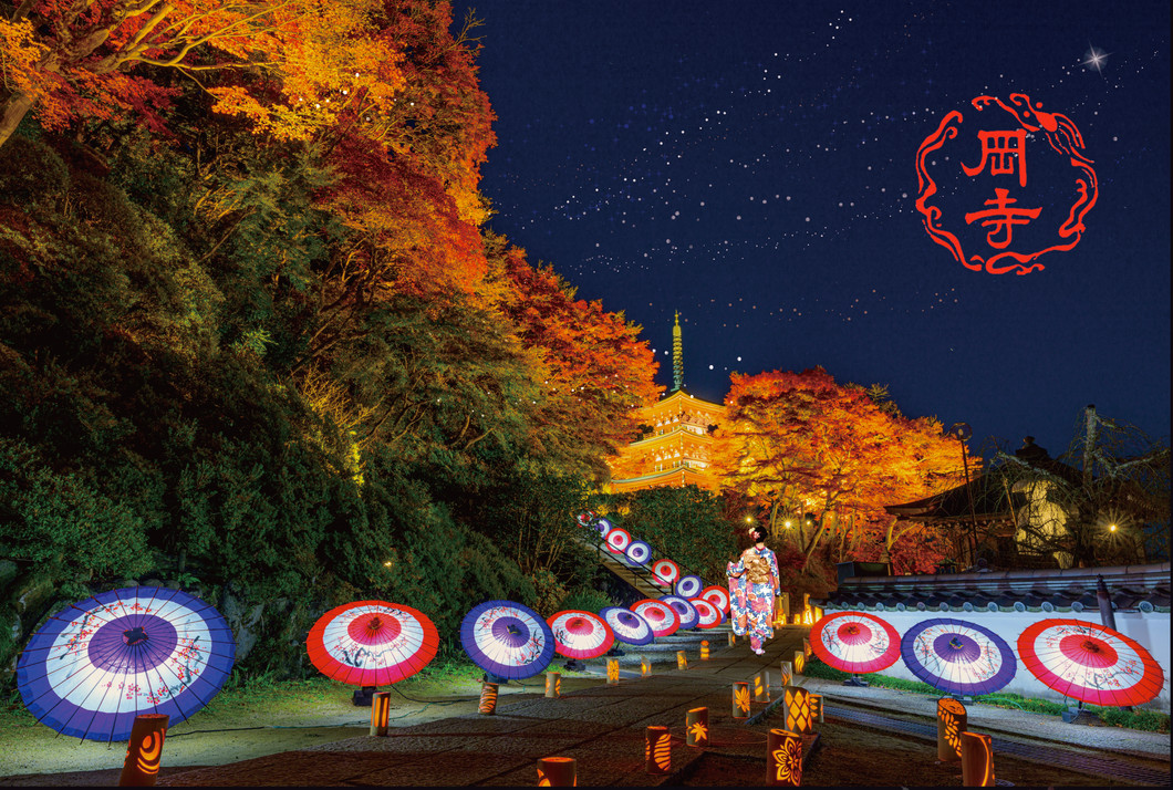 紅葉ライトアップ『光の巡礼』～錦秋の夜に捧げる祈り～