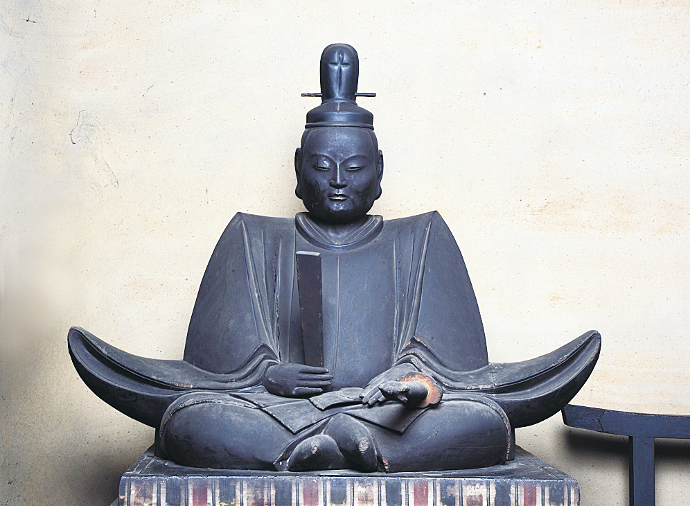 舎人親王像　写真：松尾寺