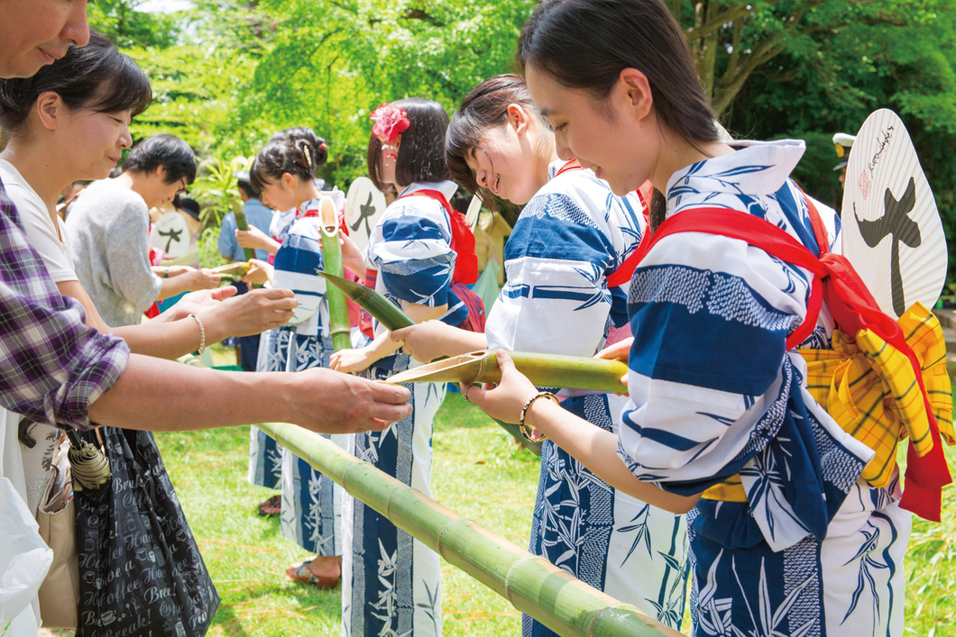 竹供養(癌封じ笹酒夏祭り)