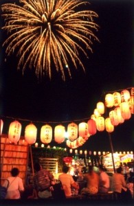 地蔵盆花火