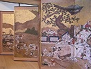 布袋尊百童子屏風