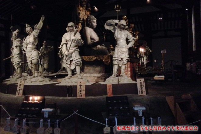 新薬師寺 国宝の本堂で早朝特別拝観・通常非公開の香薬師堂特別公開