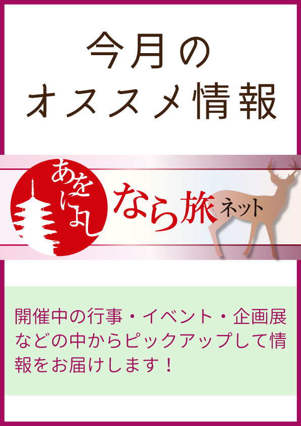 今月のオススメ情報