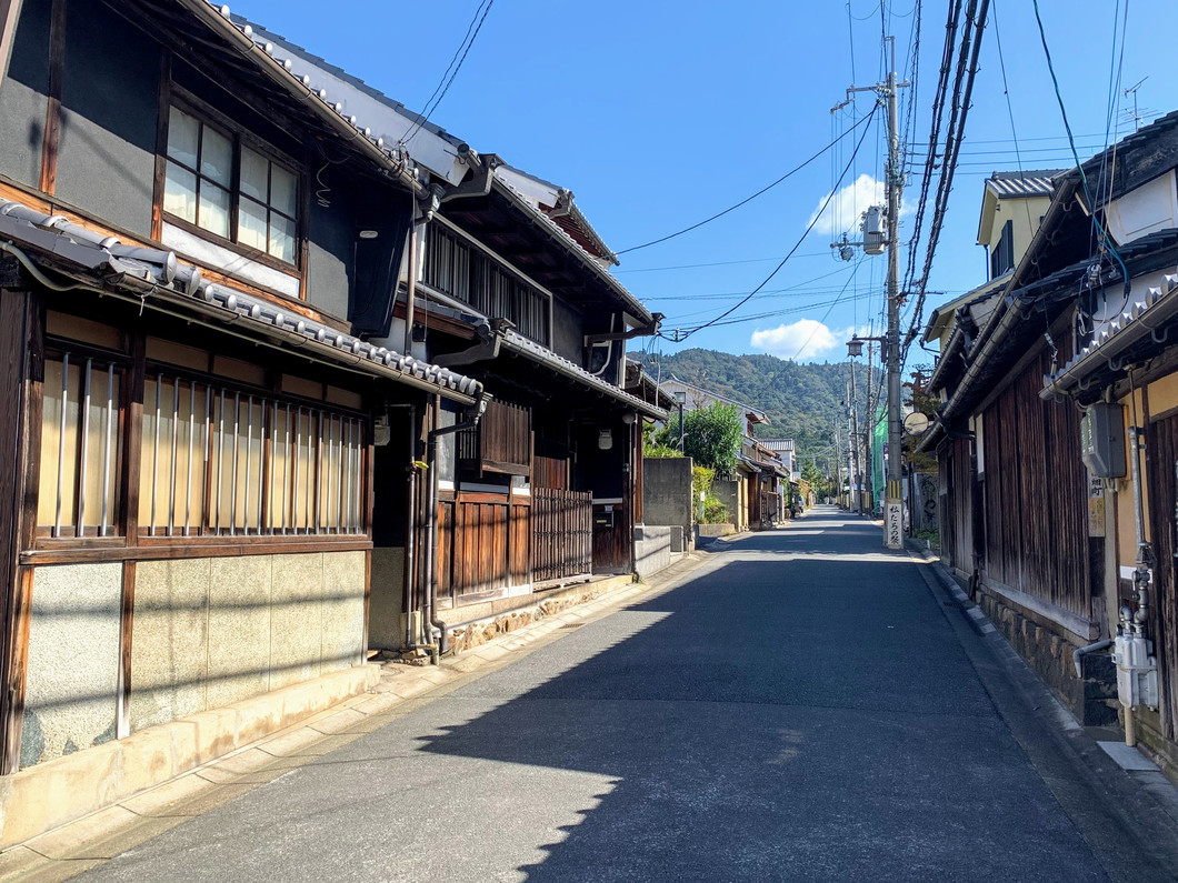 高畑　柳生街道のまちなみ