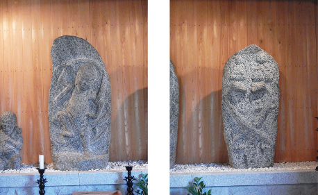 左：蔵王権現　右：双身（神）龍神像