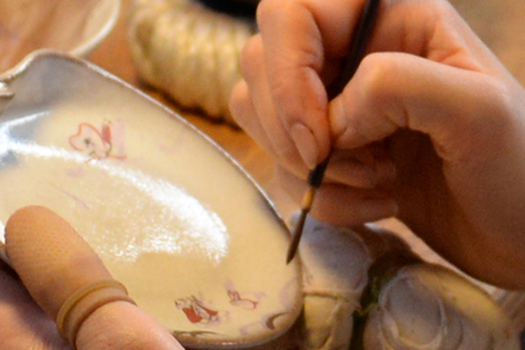 赤膚焼と奈良絵の麗しき関係