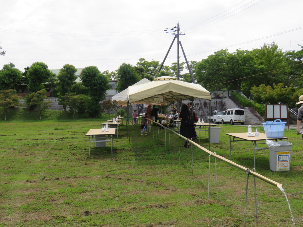 信貴山のどか村 夏休み感謝フェア 納涼 大そうめん流し