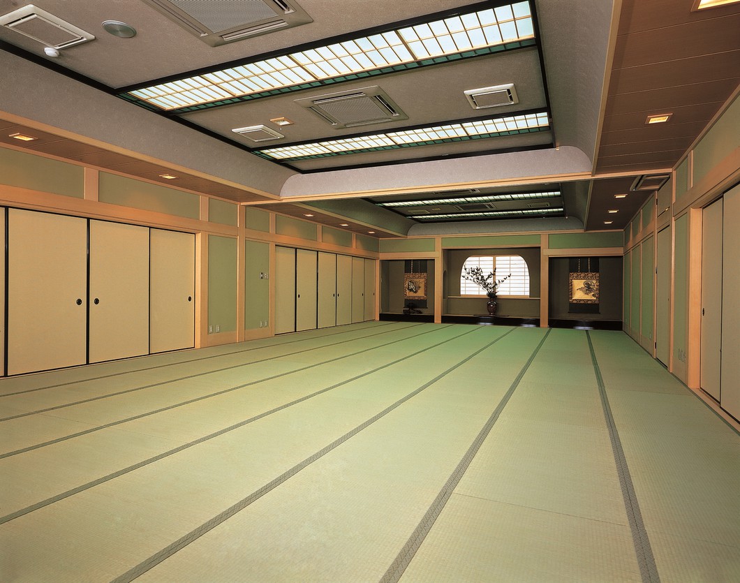 広間での体験学習