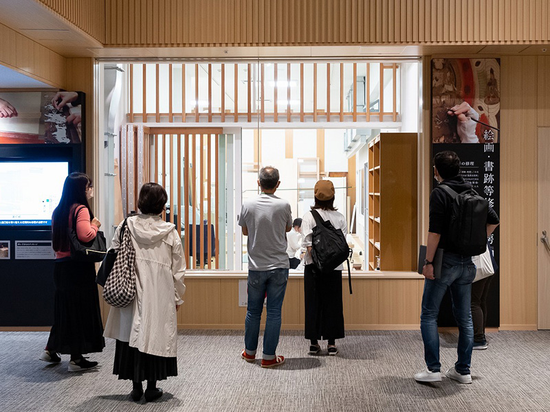 修復工房見学ツアー