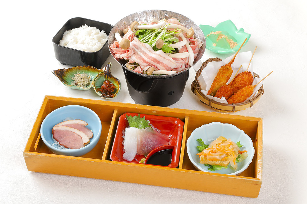 ヤマトポークのはりはり鍋ご膳