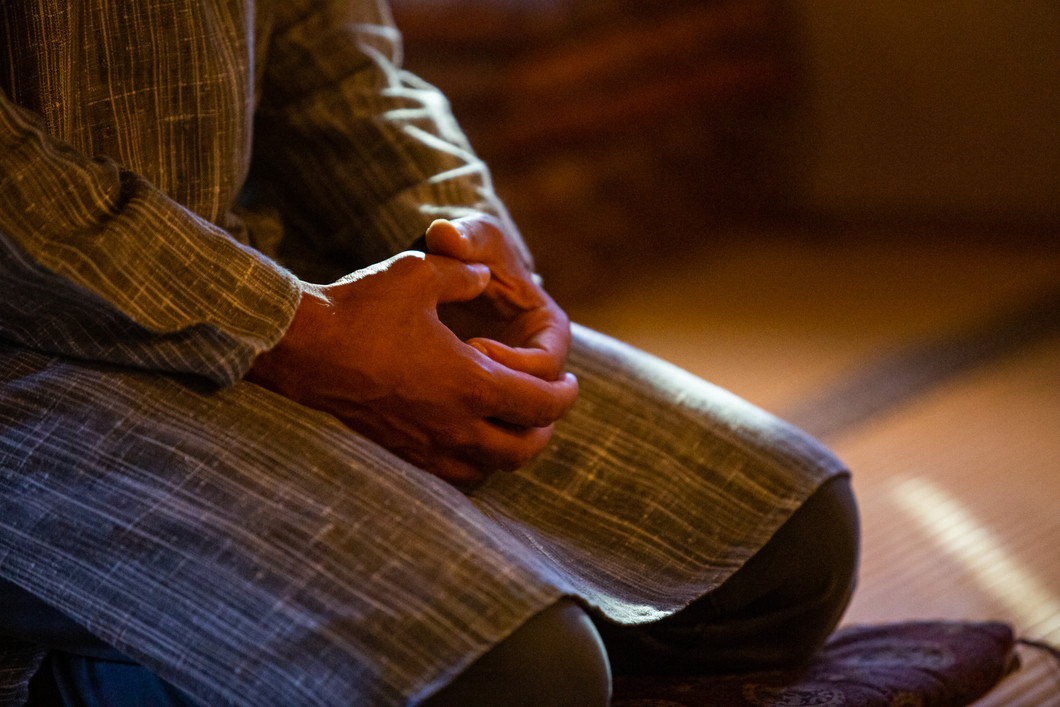 瞑想（座禅）や法話