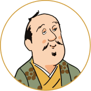 小堀遠州のキャラクターイラスト