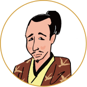 前田利家のキャラクターイラスト