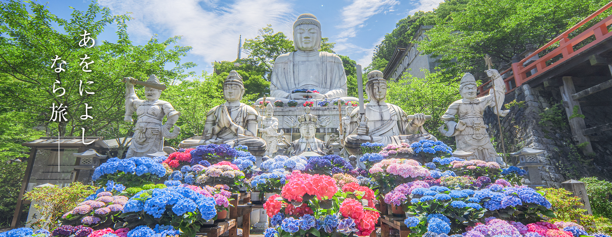 あじさい回廊（壷阪寺）