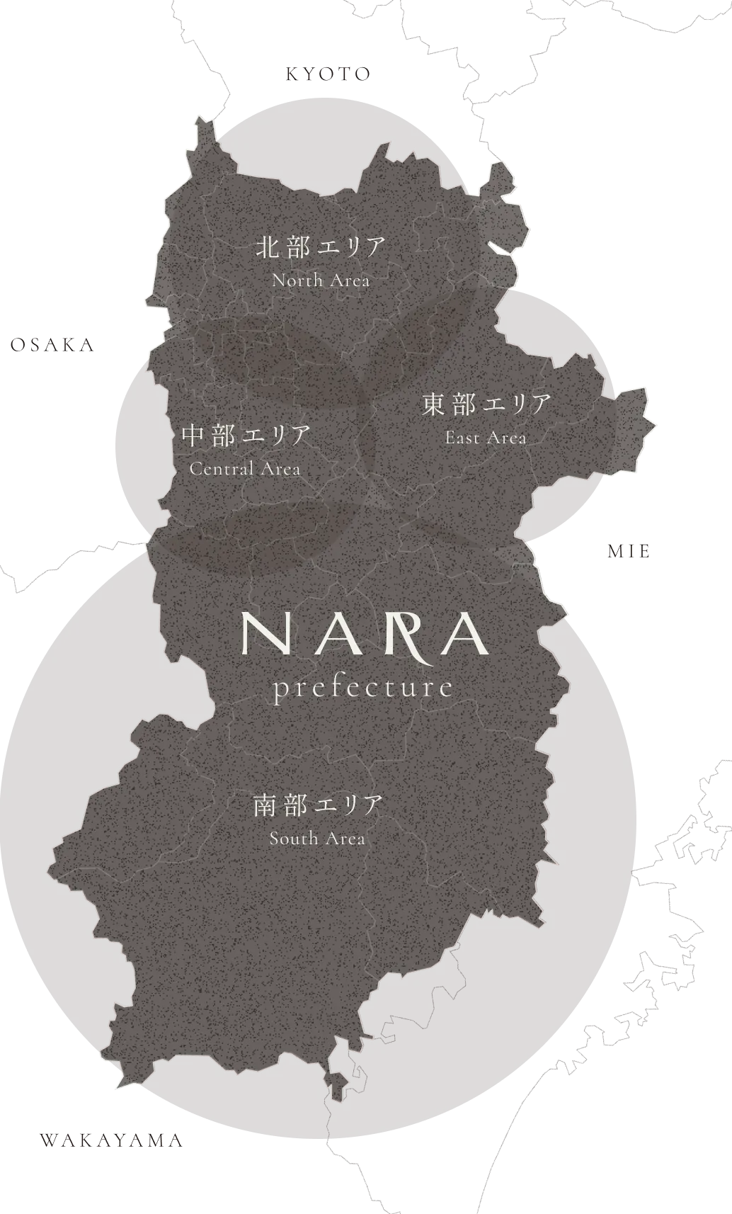 奈良県のMAP